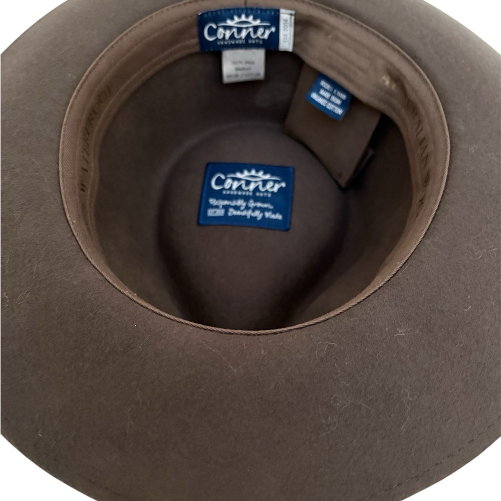 Conner Handmade Fedora Hat Gray - Picture 9 of 15